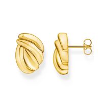 Thomas Sabo H2327-413-39 ear studs organic forms gold plated small Ladies