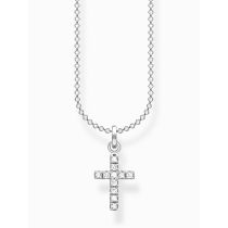 Thomas Sabo KE2069-051-14-L38V Silver necklace cross pavé 