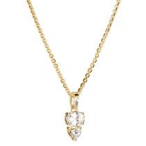Thomas Sabo KE2363-414-14-L45V Necklace Oval Heart Gold-plated Ladies