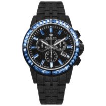 Louis XVI LXVI1181 Mens Watch Majeste Frosted Iced Out Chronograph 43mm 10ATM