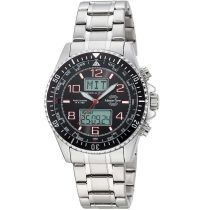 Master Time MTGA-10920-22M Mens Watch Radio World Timer 44mm 5ATM