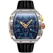 Nubeo NB-6088-01 Mens Watch Magellan Retrograde Chronograph 49mm 5ATM
