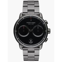 Nordgreen PI42GM3LGUBL Mens Watch Pioneer Chronograph 42mm 10ATM 