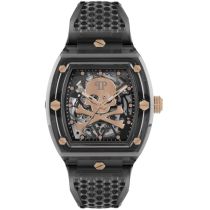Philipp Plein PWPTA0424 Automatic Mens Watch The $keleton Crystal 44mm 5ATM 