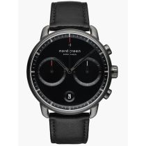 Nordgreen PI42GMLEBLBL Mens Watch Pioneer Chronograph 42mm 10ATM