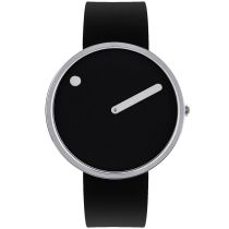 Picto 43370-0120S Black Silicone 40mm 5ATM 