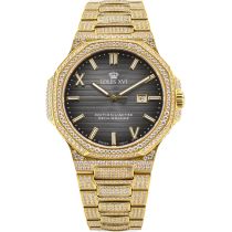 Louis XVI LXVI1602 Mens Watch Renaissance Iced Out Limited 40mm 5ATM 