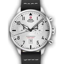 Swiss Military SM34098.06 Vintage Chronograph Mens Watch 43mm 10ATM
