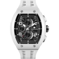 Tsar Bomba TB8224B-01 Mens Watch Elemental Bioceramic Chronograph 45mm 5ATM