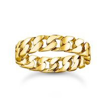Thomas Sabo TR2496-413-39-54 ring - chain links gold plated Ladies