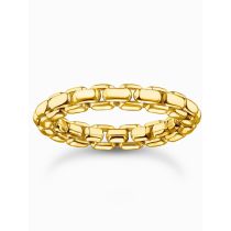 Thomas Sabo TR2502-413-39-62 Unisex Ring - Box chain gold plated