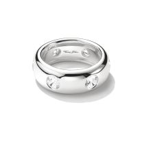 Thomas Sabo TR2519-051-14-56 Ring with white zirconia stones Silver Ladies