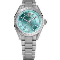 Versace VEAFA0324 Mens Watch V-Code GMT 42mm 5ATM 