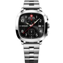 Wenger 01.1933.109 Mens Watch Vintage Sport Chronograph 40mm 5ATM