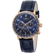 Zeppelin 7038-3 LZ129 Hindenburg Mens Watch Chronograph 40 mm