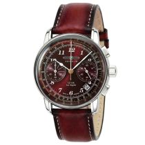Zeppelin 7614-6 LZ126 Los Angeles Chronograph Mens Watch 43mm 5ATM