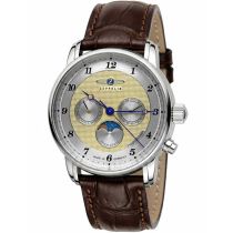 Zeppelin 8536-5 Mens Watch Friedrichshafen Moon Phase 40mm 5ATM