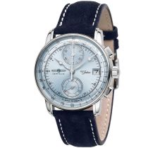 Zeppelin 8670-4 Chronograph 100 Years Zeppelin Mens Watch 42mm 5ATM