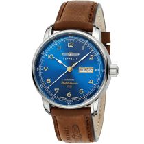 Zeppelin 9664-3 Mens Watch Méditerranée Automatic 40mm 5ATM 