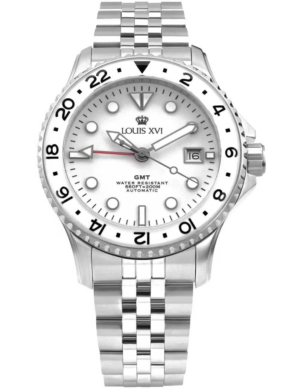 Louis XVI LXVI1430 Mens Watch Mirabeau Automatic GMT 41mm 20ATM BY Louis XVI - Watches available at DOYUF