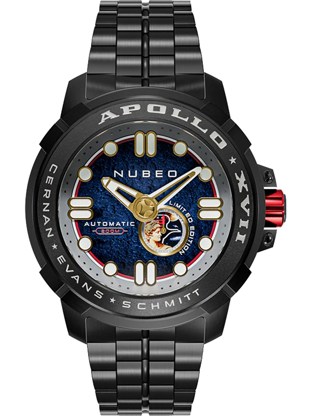 Nubeo NB-6093-66 Mens Watch Apollo 55th Automatic Limited Edition 48mm 20ATM  BY Nubeo - Watches available at DOYUF