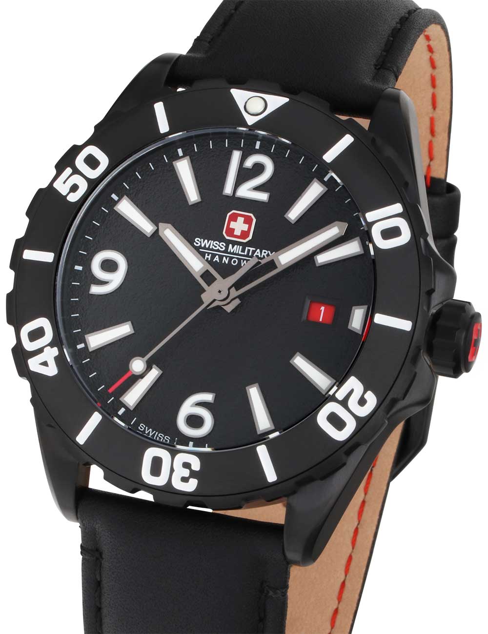 Swiss Military Hanowa SMWGB0000230 Carbon Peak Mens Watch 44mm 10ATM BY SWISS MILITARY HANOWA - Watches available at DOYUF