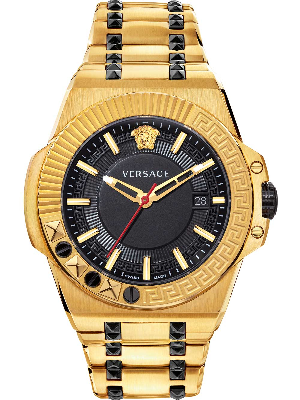 Versace VEDY00619 Chain Reaction men`s watch 46mm 5ATM BY Versace - Watches available at DOYUF