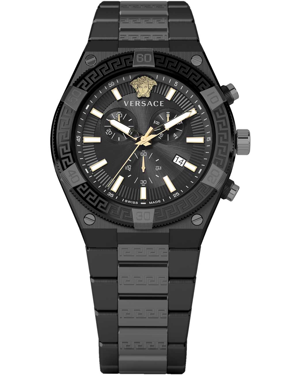 Versace VESO01022 Mens Watch Sport Greca Chrono 46mm 5ATM BY Versace - Watches available at DOYUF