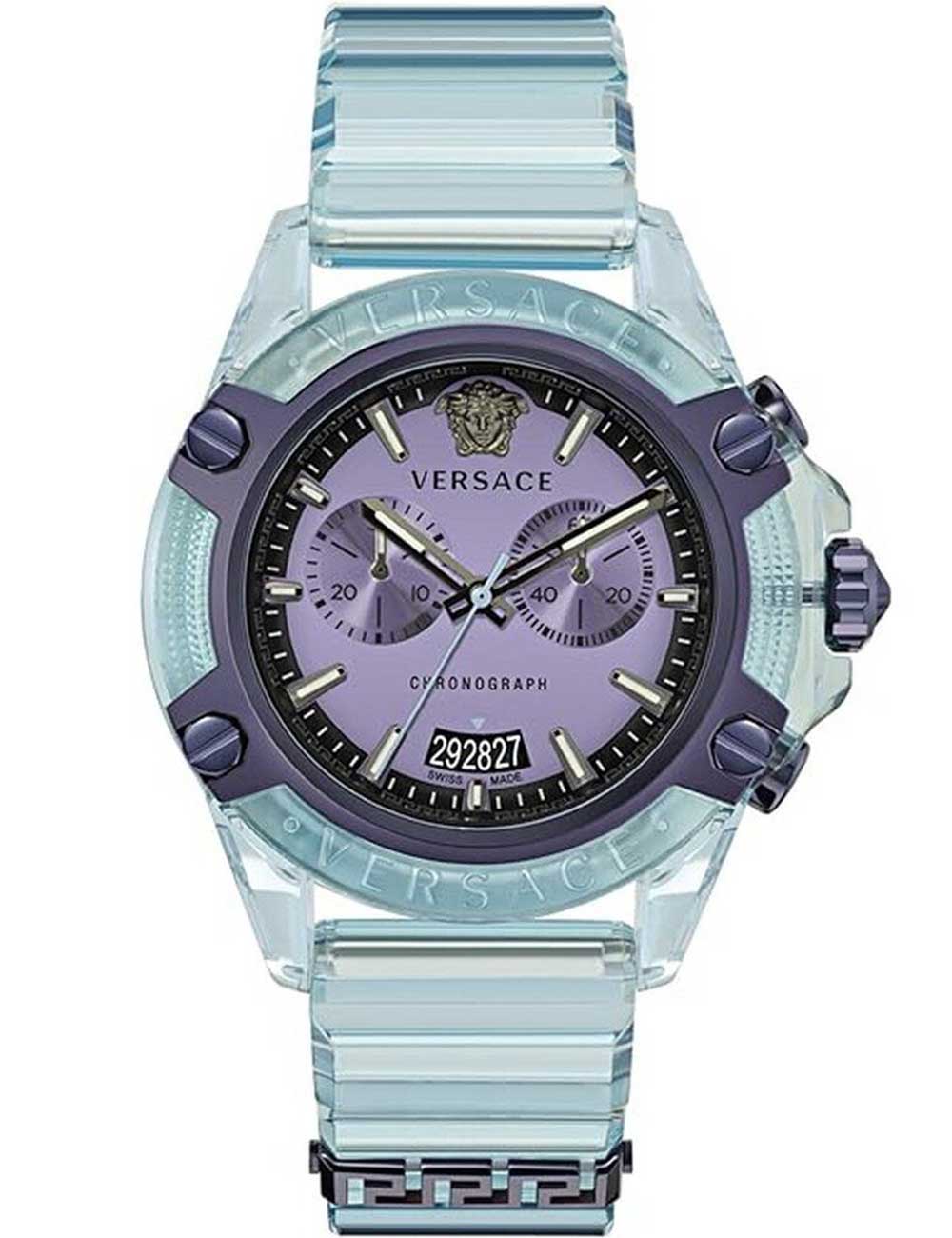 Versace VEZ701523 Active Policarbonat Chrono 45mm 3ATM BY Versace - Watches available at DOYUF