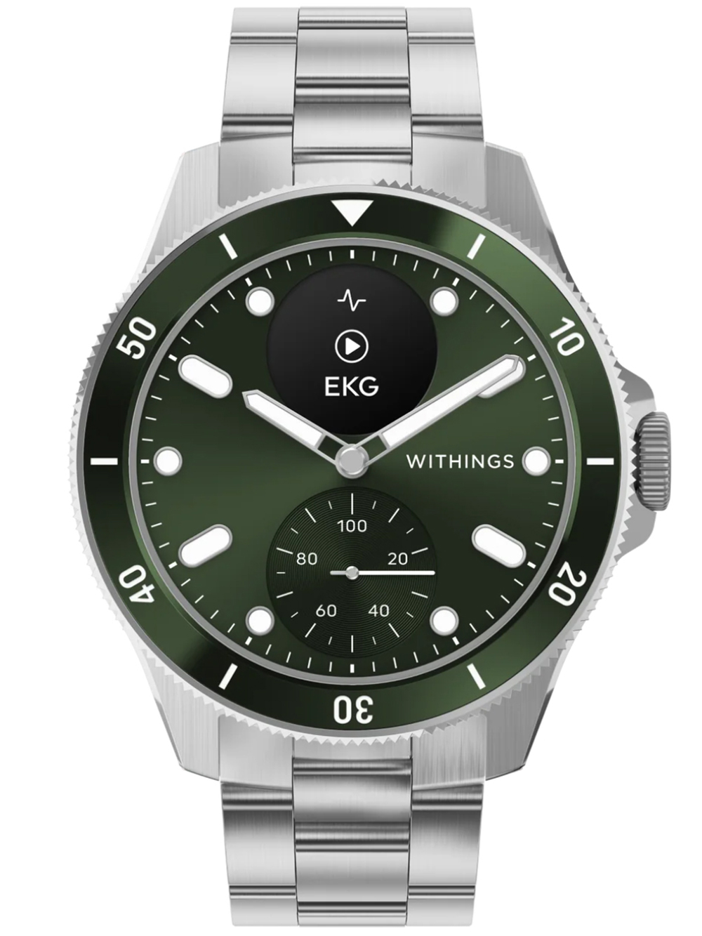 Withings HWA10-model 8-All-Int ScanWatch Nova Green 43mm 10ATM  BY Withings - Watches available at DOYUF