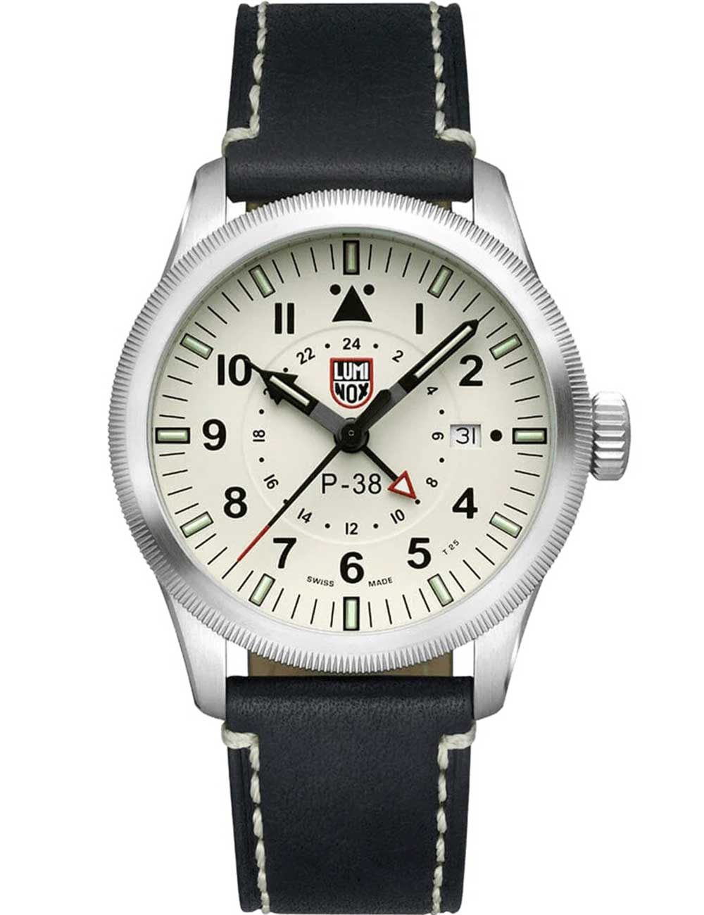 Luminox XA.9527 Mens Watch P-38 Air Pilot GMT 42mm 100M BY Luminox - Watches available at DOYUF