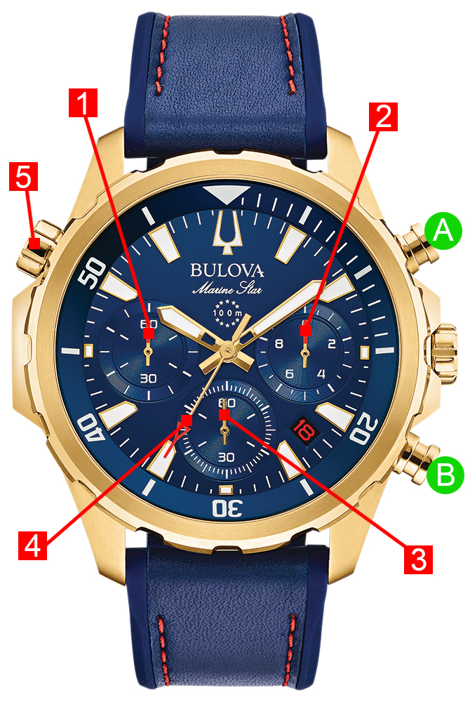 Bulova MARINE STAR Manual